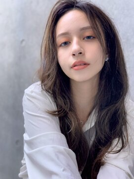 ユアーズヘア 新宿三丁目店(youres hair) かきあげロング フェアリーカール ゆる波ウェーブ