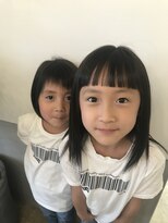 ヘアーコレクトニコ(hair collect nico)&nbsp;【富山市/nico】キッズカット/パッツン眉上バング