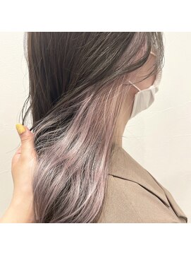 ザ ランド(THE LAND) イヤリングカラー_インナーカラー_ピンクブロンド