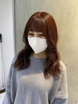 ヨーク(YOKE) レッドブラウン/暖色カラー/韓国ヘア/10代20代