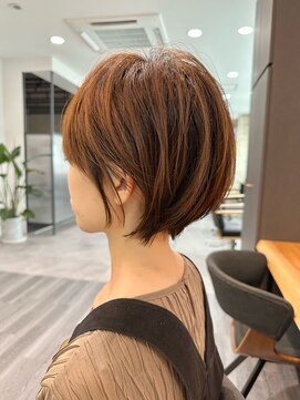 ビューエヒメ(VIEW EHIME) 大人ラフウェーブ20代30代40代ボブブラウンスウィングショート