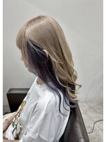 リグ 横浜(Lig.)&nbsp;ベージュカラー/パープル/ツートーンカラー/インナーカラー