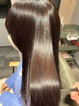 エスト 小倉(est) 髪質改善/ロング/ツヤ感/ラベンダーカラー