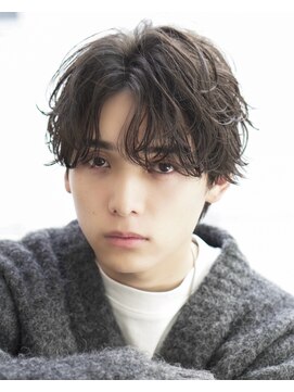 オーシャントーキョー 渋谷神南(OCEAN TOKYO) 波巻きパーマメンズツイストスパイラルパーマツーブロック