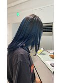 ネイビーブルー/寒色カラー/ダブルカラー/ダークカラー