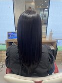 プレミアムストレート×髪質改善カラー