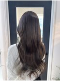 艶髪グレージュカラーダブルカラー髪質改善