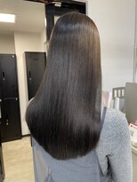 エトラ 渋谷店(etora)&nbsp;★小顔前髪ワンカールレイヤーカット黒髪ネビージュボブルフ