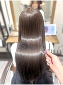 髪質改善カラーエステ / マロンベージュ / 髪質改善