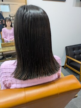 リアン 切りっぱなしワンレンボブ