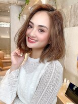 ロンドアリシア 金山(Lond Alexia) 艶髪 髪質改善 ブリーチなしダブルカラー レイヤー 韓国風5211