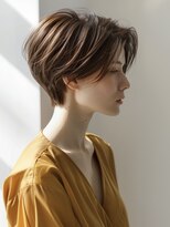 アルトリスト(Altruist Aging×HAIR&SPA)&nbsp;☆イメチェンピンクベージュアンブレラカラー前髪クールショート