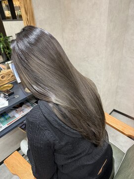 サニー 渋谷(SUNNY) nアプリコットオレンジ、ホワイトブロンド、ロングレイヤー