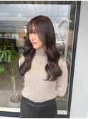 20代30代大人可愛い艶カラーショコラブラウン