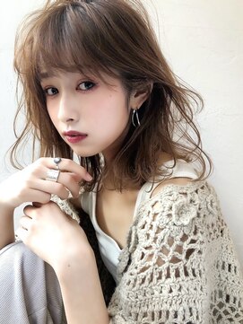 ツキ 横浜店(tuki) ナチュラルブラウン　レイヤースタイル