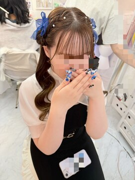 リムネ(RIMUNE) 羊ヘア／ヨシンモリ／ハーフアップ