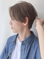 モリオフロムロンドン 原宿本店(morio from London) 【morio原宿】ハンサムショート 明るめベージュ