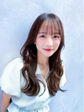 ミヨン 熊本店(miyon) 【miyon】韓国レイヤーカット×暗髪カラー×髪質改善