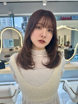 エジョン 三鷹店(Aejon) レイヤーカット/韓国ヘア/ハッシュカット/ブラウンカラー/
