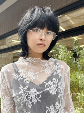 ミース(MIES) レイヤーロブ/ボブ/ウルフボブ/難波/担当者平井