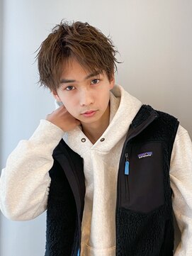 フラッグヘアー 博多駅前店(Flag HAIR) メンズショートソフトツイストシャドウパーマ博多