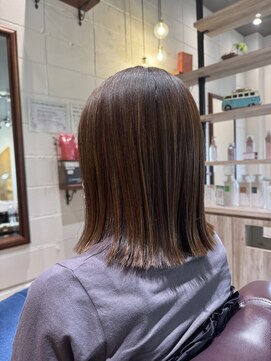 チアー ヘアリラクゼーション(cheer HAIRRELAXATION) 切っぱなしミディアム