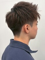 セプト 博多(SEPT.)&nbsp;ショートヘア ブラウンカラー メンズカット ビジネスヘア