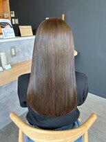カミケンガレリア(kamiken. galleria)&nbsp;オリーブベージュカラー×髪質改善【カミケンガレリア/郡山】