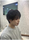 テテ風ニュアンスパーマシャドウパーマフェザーパーマメンズ