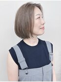 *大人ボブ内巻きボブ顎ラインボブ軽めボブ柔らかボブ耳かけボブ