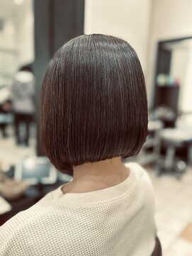 女髪の時間 肩につかないキレイ目ボブ
