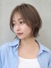 【大人女性人気◎】カット+明るめ白髪ぼかしグレイカラー¥8800