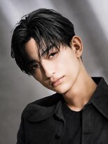 オーシャントーキョーオーバー 渋谷(OCEAN TOKYO OVER) 韓国ヘア波巻きスパイラルパーマカルマツーブロック黒髪