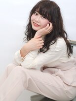 アビーヘア 市川店(abie hair) 甘×ゆる 暗色セミロング