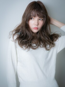 カバーヘア イヴ 戸頭店(COVER HAIR EVE) シアカラーxセミウェットウェーブ抜け感ヘアｙ戸頭20代30代40代