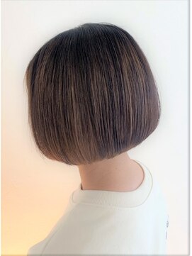 ヘアーサロン モンクール(hairsalon mon'coeur) 『 顎ラインミニボブ♪♪女性らしく柔らかい雰囲気に 』