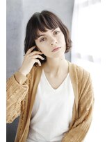 トランクイルグラフ(TRAN9UIL graph)&nbsp;20代30代40代　ダークアッシュで大人ボブ【草津】