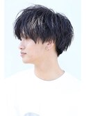 ソフトツイストスパイラル 刈り上げマッシュ