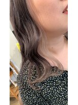 ソワンドゥブレス 瓜破店(soin de brace)&nbsp;インナーカラー×ベージュ