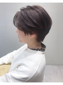 アフロート ギンザ(AFLOAT GINZA) 【小鳥居】大人可愛い艶カラーショートボブ30代40代50代