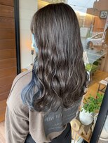 ヘア プロデュース キュオン(hair produce CUEON.) 艶髪×イヤリングカラー×グレージュ