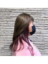 ビス ヘア アンド ビューティー 西新井店(Vis Hair＆Beauty) インナーカラー/イヤリングカラー/ケアブリーチ/ピンク/モテ髪