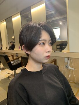 ニコフクオカヘアーメイク(NIKO Fukuoka Hair Make) 【NIKO】ばっさりカット丸みショート大人可愛いハンサムショート