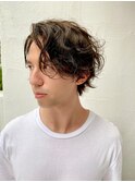 ツイストスパイラルツーブロック刈り上げフェード[小岩バーバー]