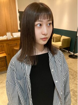 ヘアーブレイス(hair brace) 艶のある外ハネ【菅野竜矢】