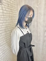 ラッズプラスエイチ(Lads+h)&nbsp;ルーツカラー　ブルーカラー