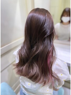 アソビ 表参道(ASOBI) インナーピンク　ブリーチあり