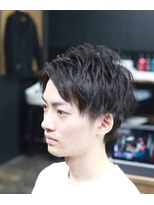 メンズジョイ(Men's joy)&nbsp;束感ブロック刈り上げ厚め