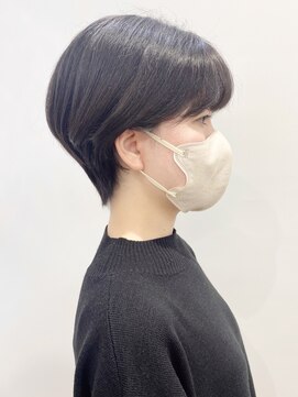 モリオフロムロンドン 松戸店(Morio from London) 【松戸 石山】前下がりくびれショートボブ丸みショート