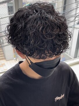 フィフス 栄(fifth) 波巻きスパイラルパーマメンズマッシュツーブロックメンズパーマ